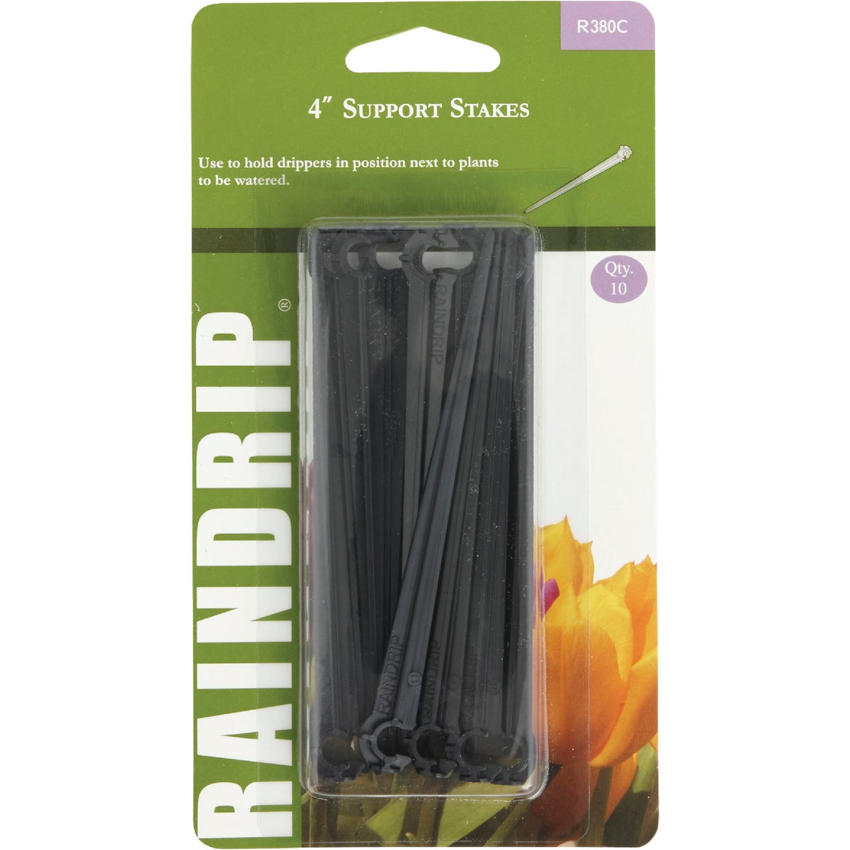 4" SUPPORT STAKES - R380CT by Raindrip Inc