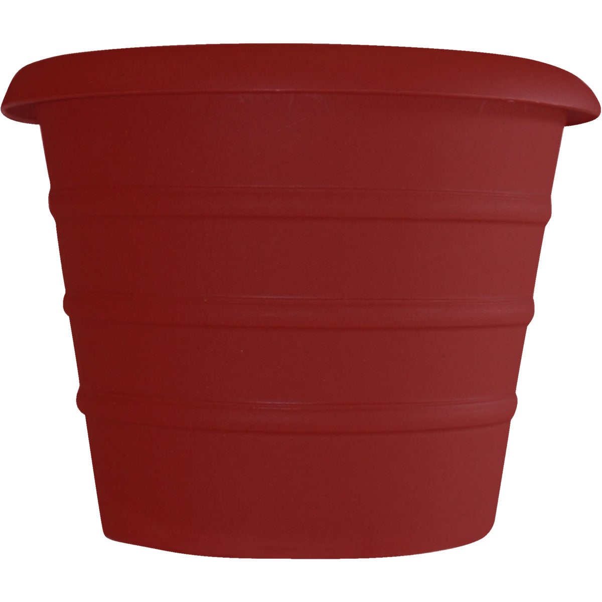 12" RED SELF WATER POT - MSA12001F85 by Myers Industries Inc