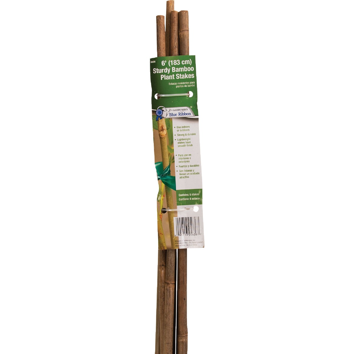 6' H/DUTY BAMBOO STAKE - 6-40HD by Bond Mfg Co
