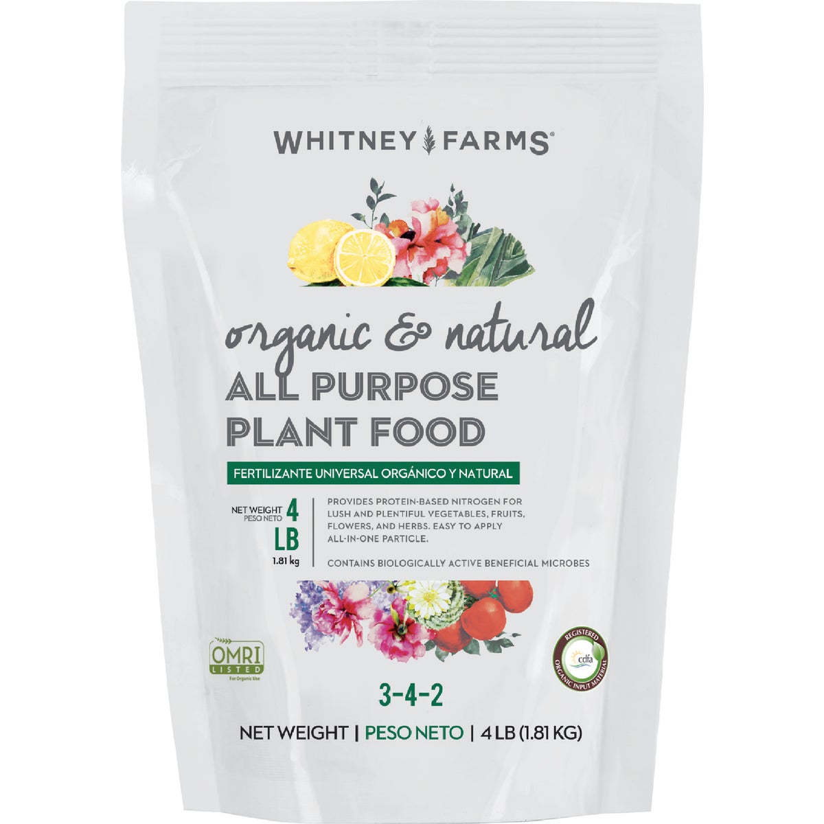 4# WF ORG ROSE/FLWR FOOD - 109107 by Scotts Company