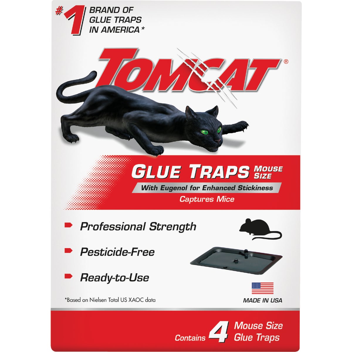 4PK MOUSE GLUE TRAP - 32413 by Motomco Ltd