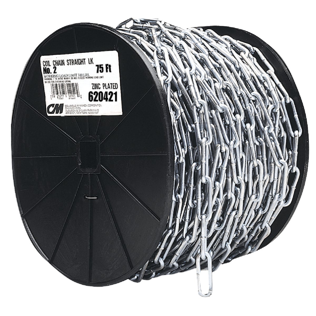 40' 2/0 STRT LINK CHAIN - 0722827 by Cooper Campbell Apex