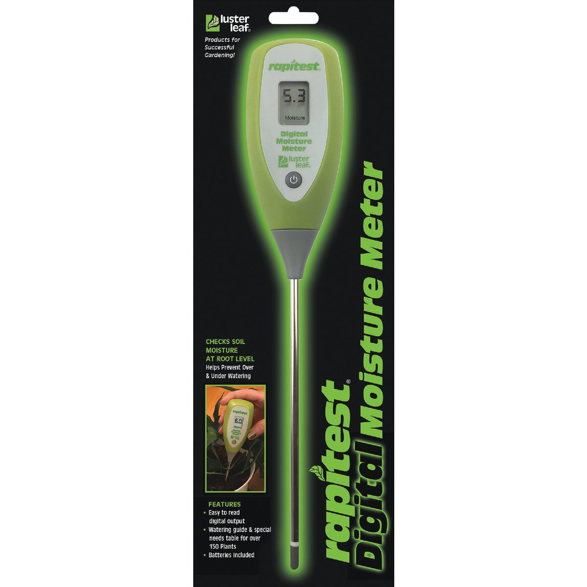 DIGITAL MOISTURE METER - 1825 by Luster Leaf Prod Inc