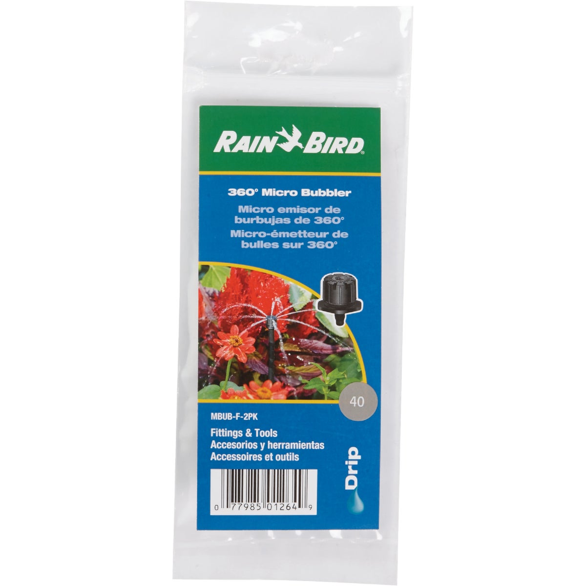 360 10-32 MIC BUBLR 2PK - MBUB-F/2PK by Rain Bird Corp Consu