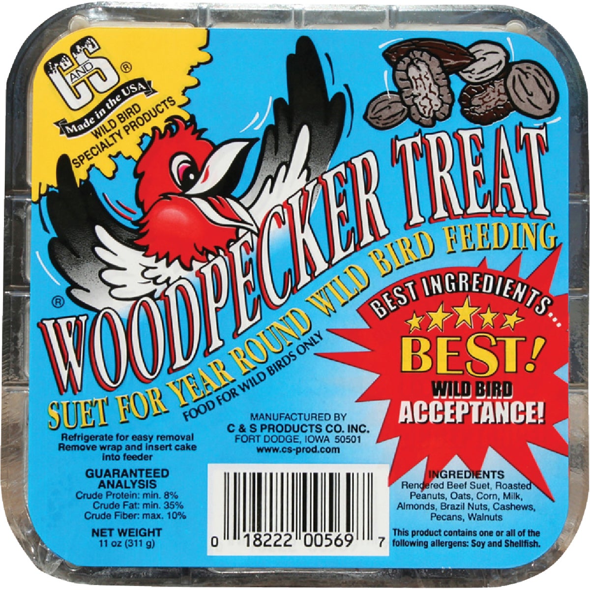 WOODPECKER SUET - 12569 by C & S Products Inc