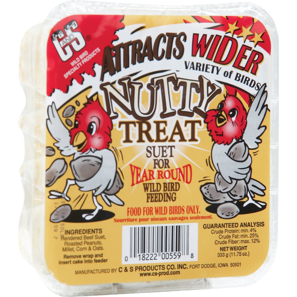 NUTTY TREAT SUET - 12559 by C & S Products Inc