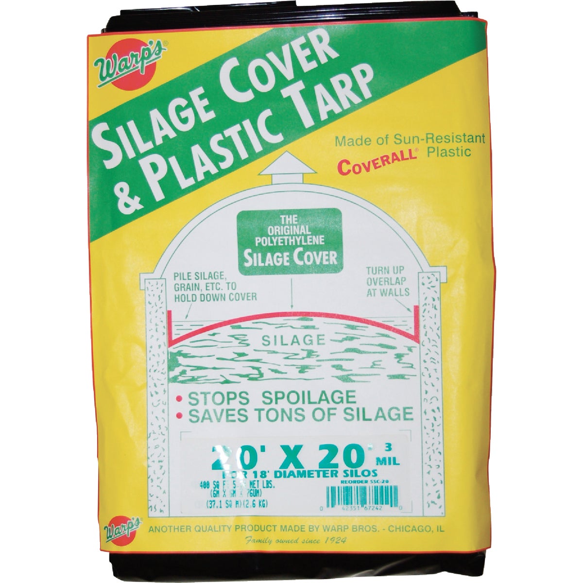 20X20 SILAGE COVER - SSC-20 by Warp Bros