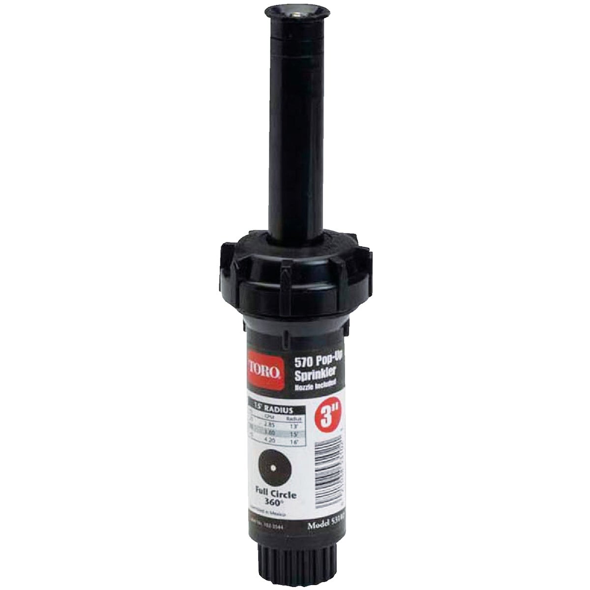 3" 360 POP-UP HEAD - 53817 by Toro/elect Appl Ordr
