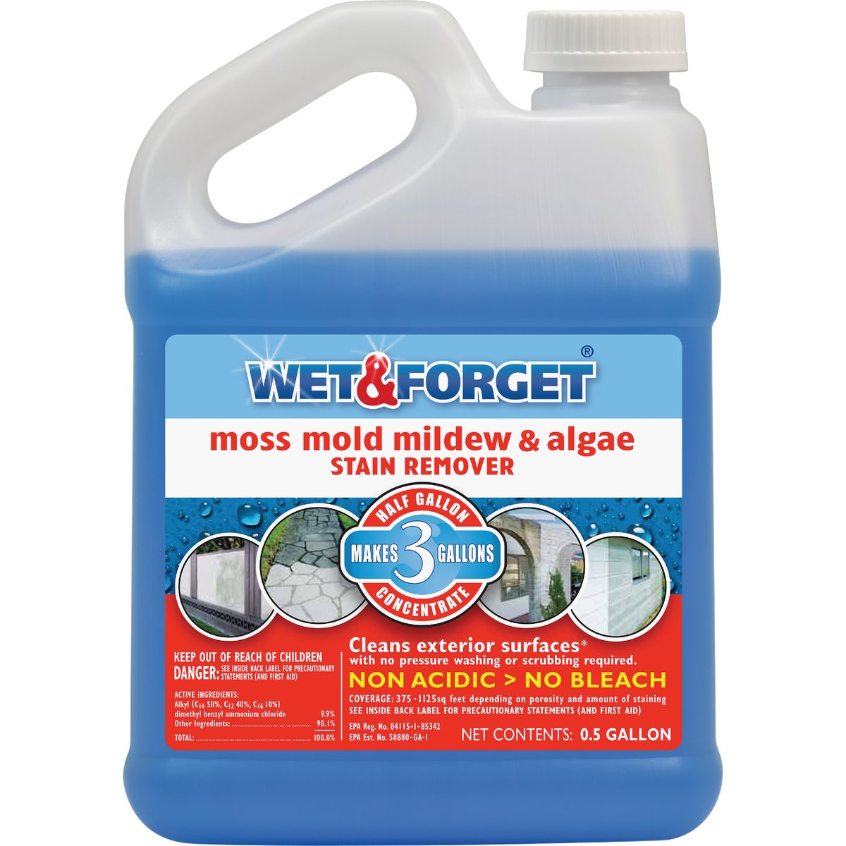 Wet and Forget .5 G MILDW STAIN REMOVER 800003