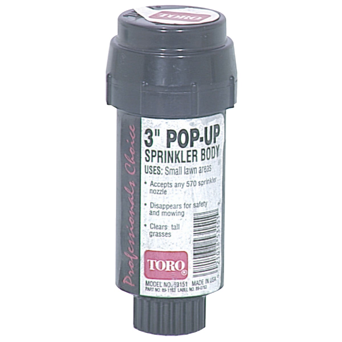 3" POP-UP BODY - 53820 by Toro/elect Appl Ordr