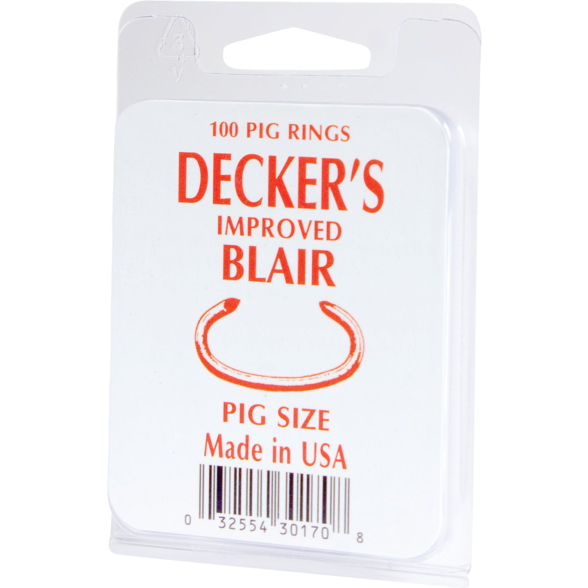 Decker Manufacturing 100PC #4 BLAIR PIG RING #4
