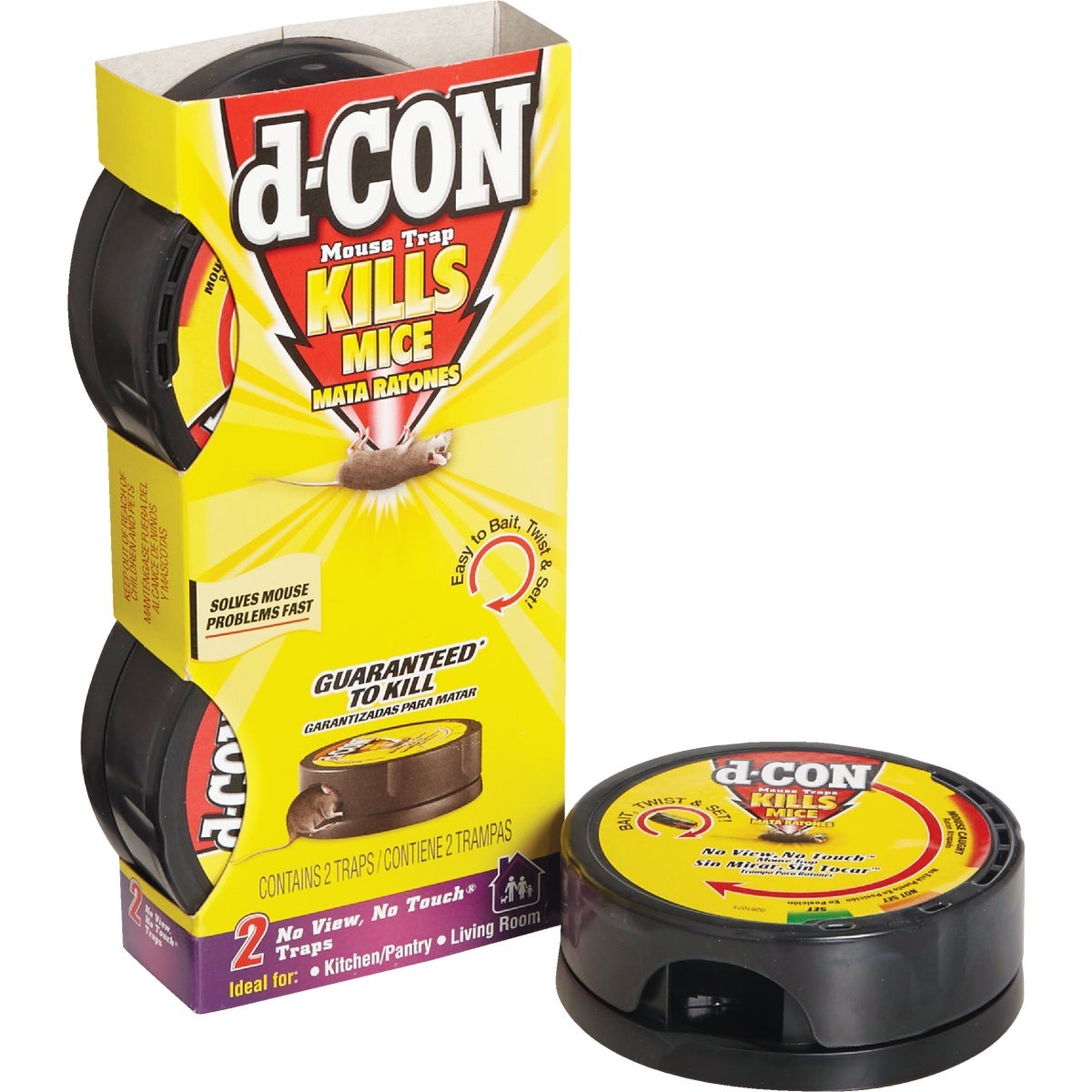 2PK NO-TOUCH MOUSE TRAP - 1920082043 by Reckitt Benckiser