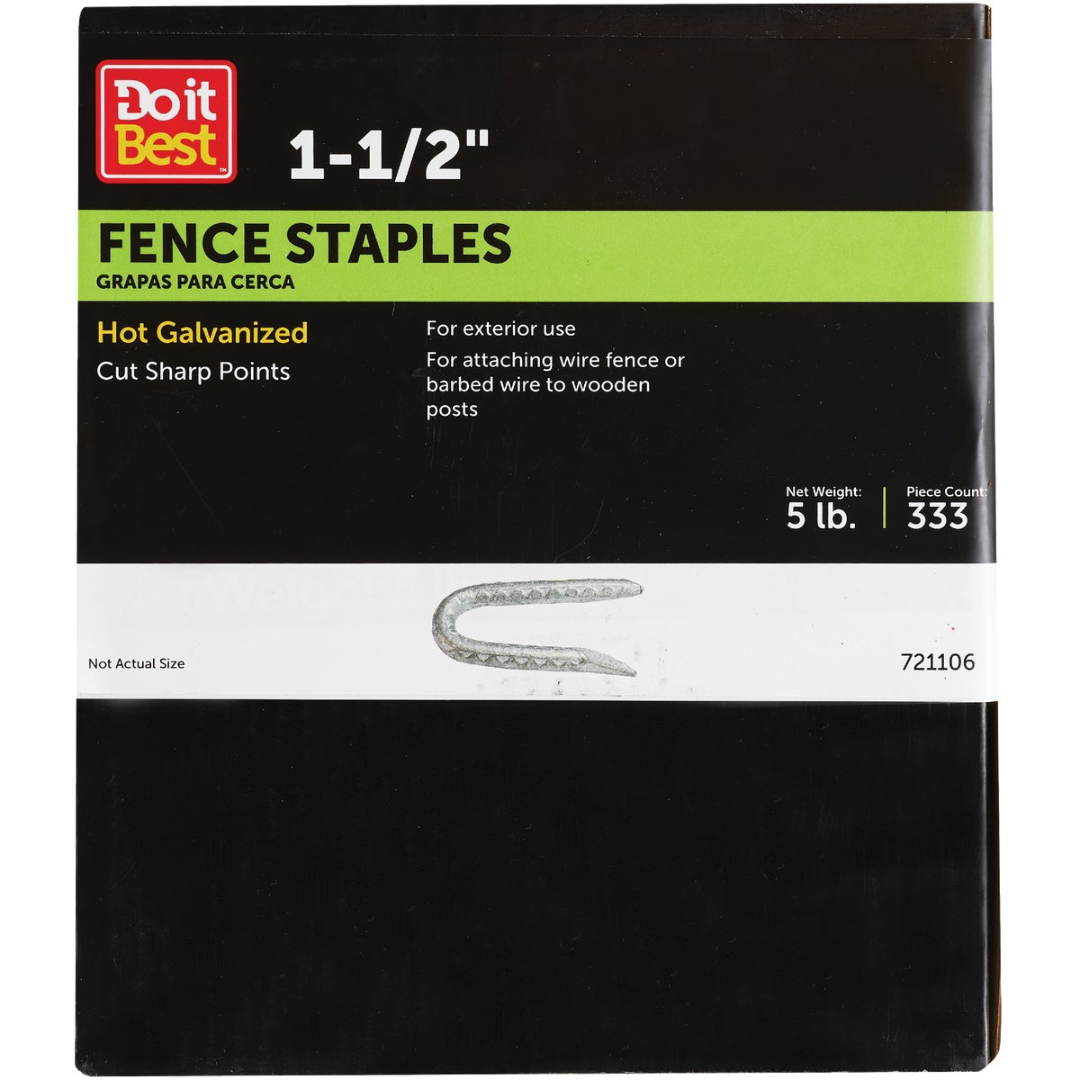5LB HDG 1-1/2" STAPLE - 721106 by Primesource
