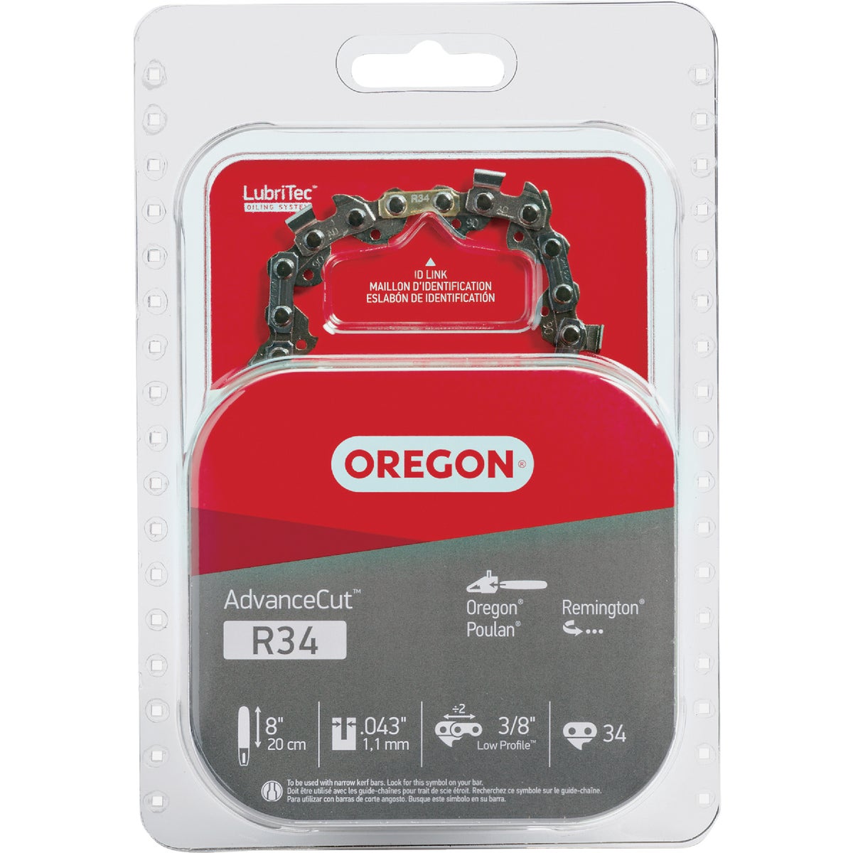 8" REPL SAW CHAIN - R34 by Oregon Cutting Systm