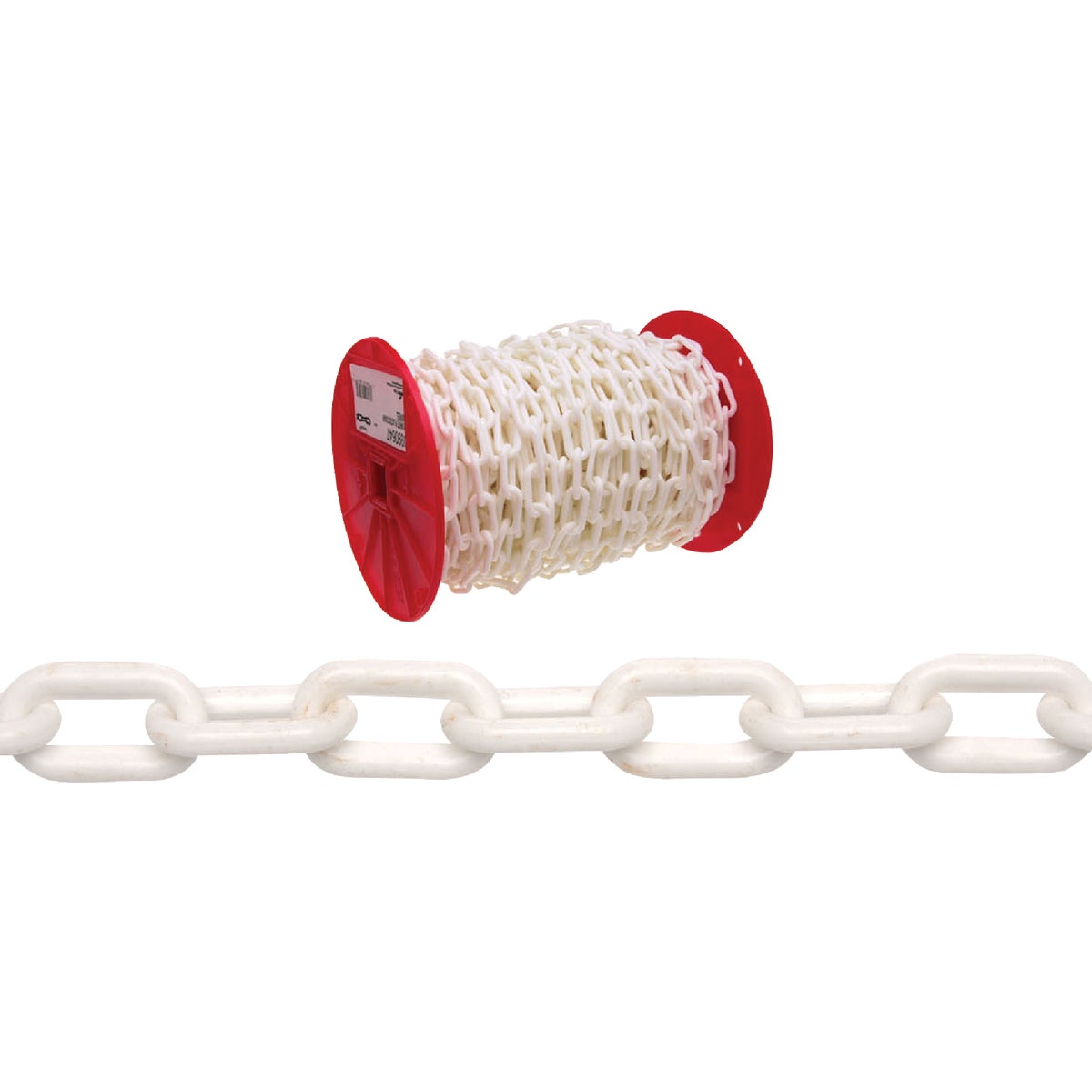 100'#6 WHT PLASTIC CHAIN - 0990647 by Cooper Campbell Apex