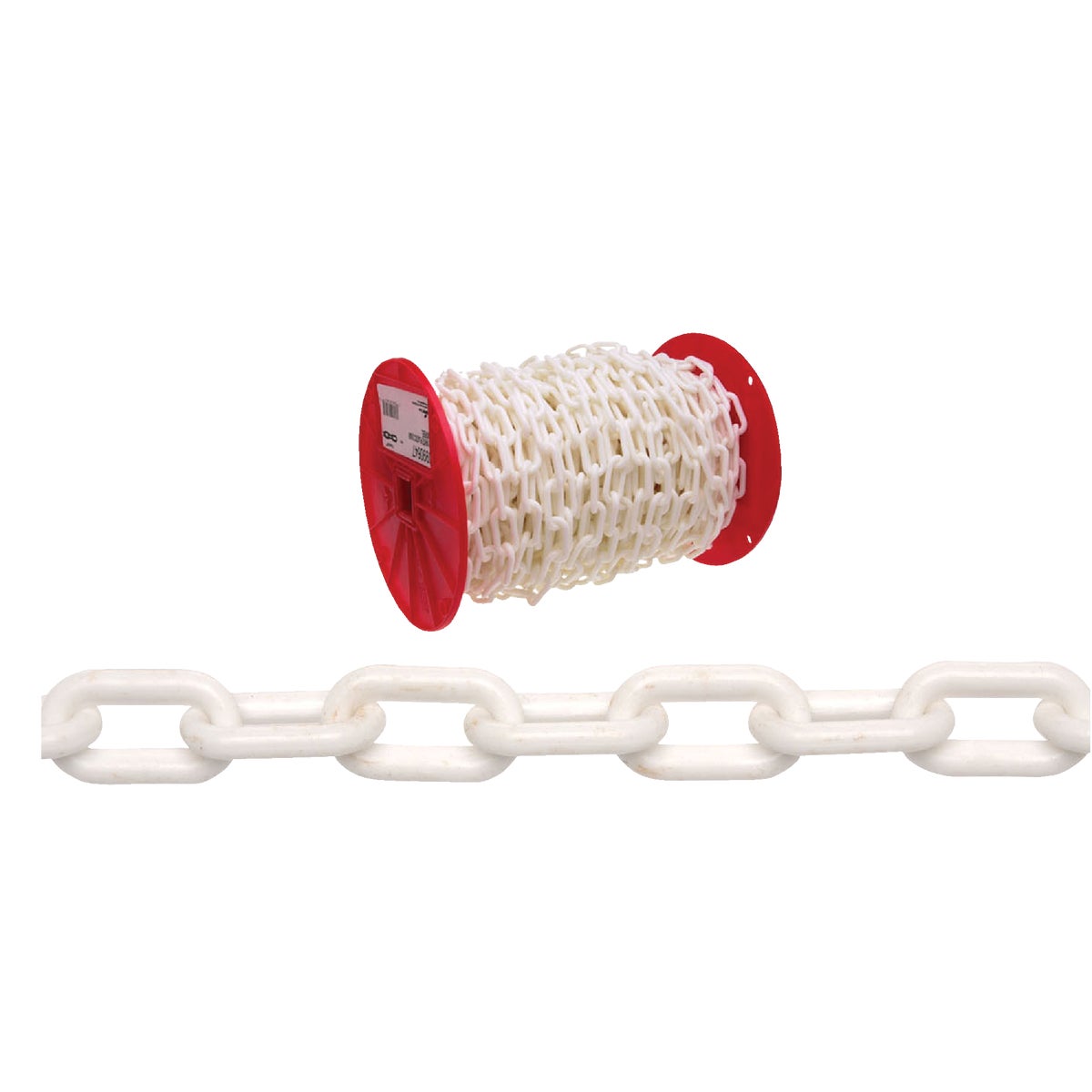60' #8 WHT PLASTIC CHAIN - 0990847 by Cooper Campbell Apex