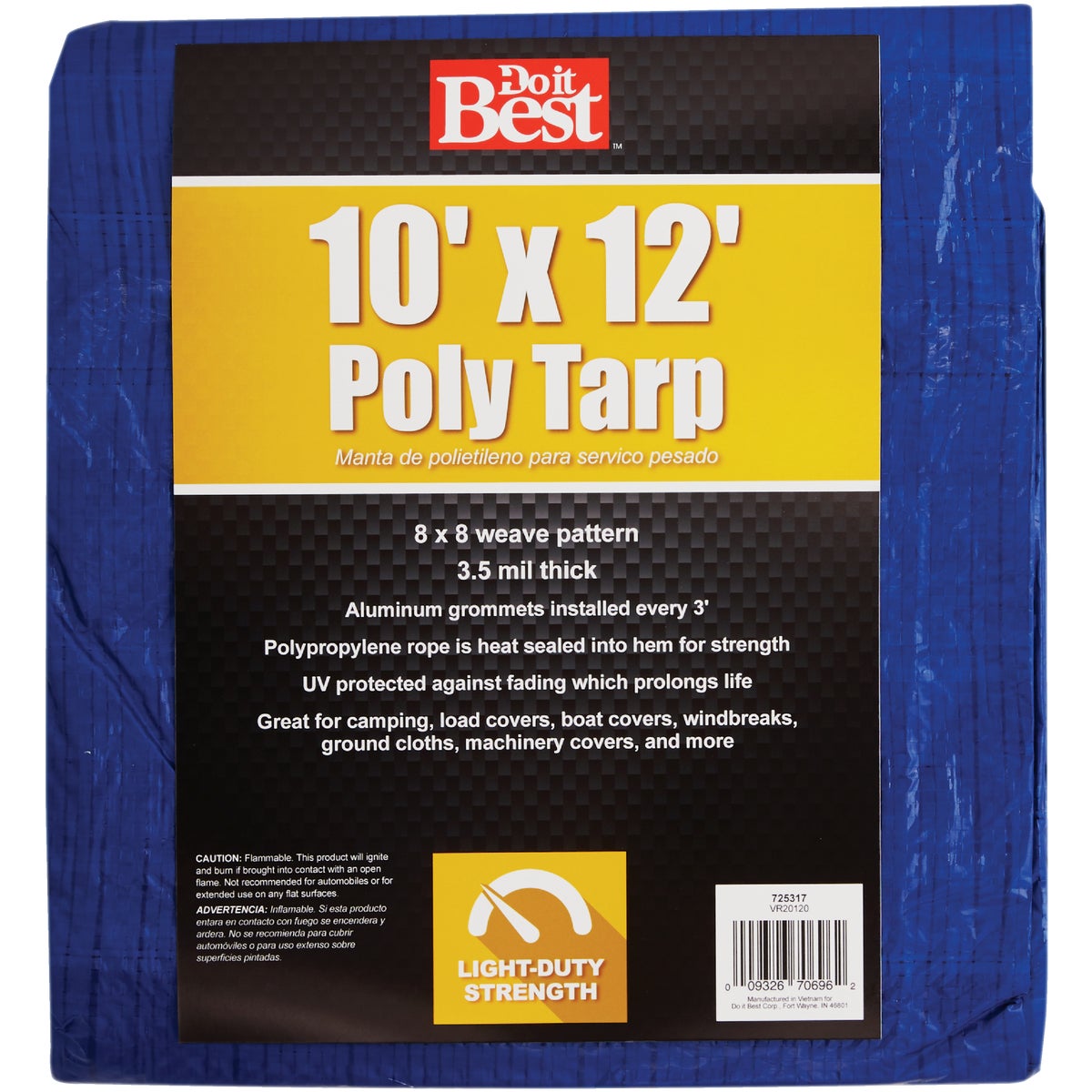 10X12 BLUE AP TARP - 725317 by Do it Best