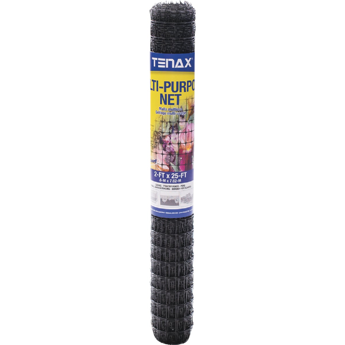 Tenax Corporation 2X25 BLK MULTI NET 399896