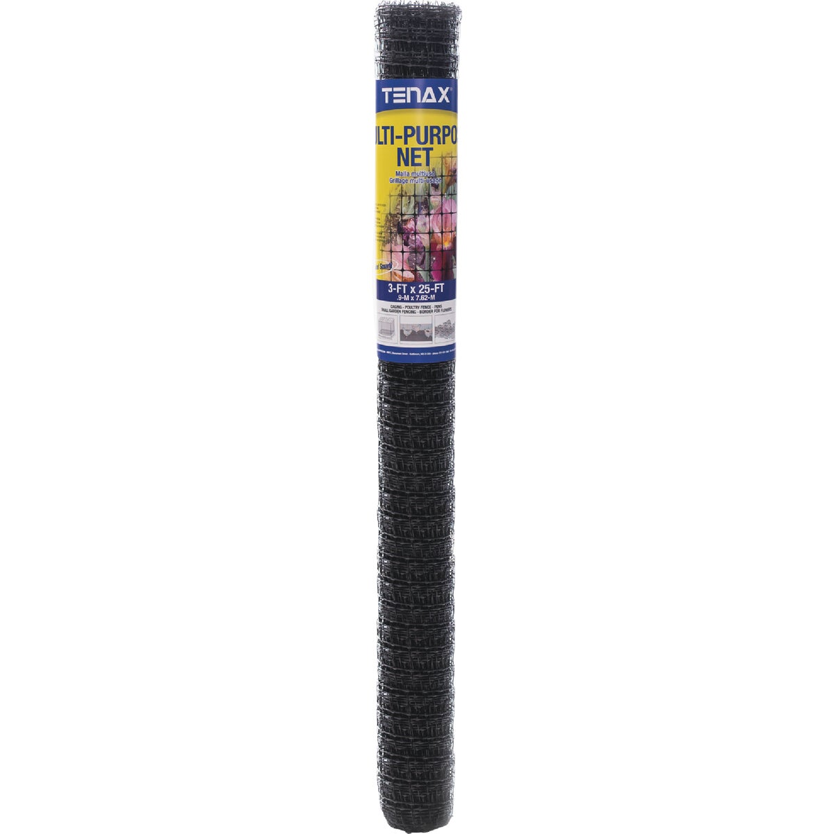 Tenax Corporation 3X25 BLK MULTI NET 439899
