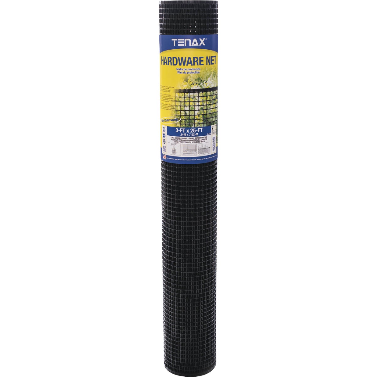2X15 BLK HARDWARE NET - 711391 by Tenax Corporation