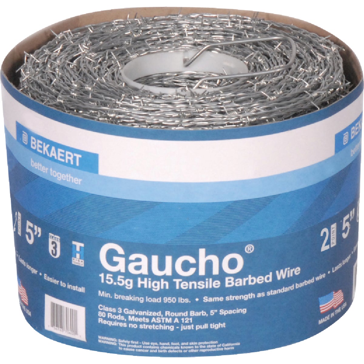 2PT 15.5GA BARB WIRE - 118290 by Bekaert Corp