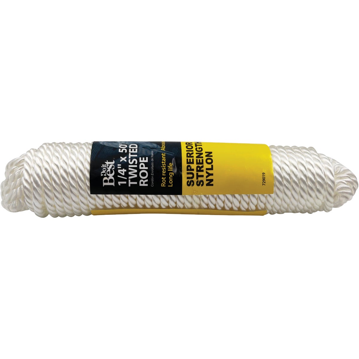 1/4"X50' NYL TWIST ROPE - 729019 by Do it Best