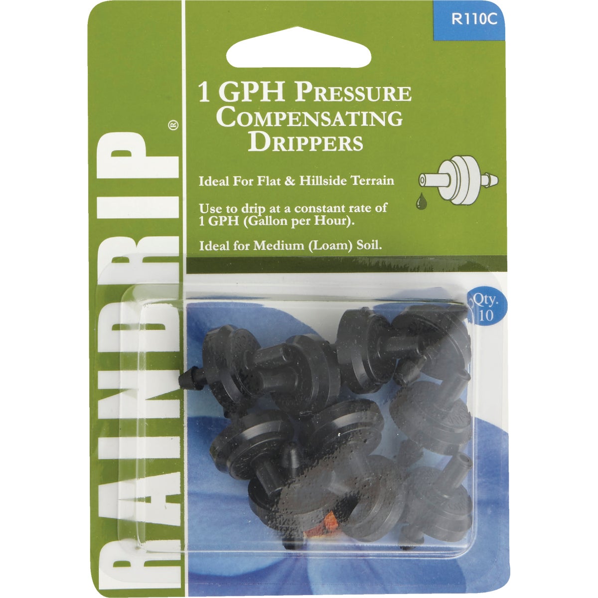 1 GPH DRIPPER - R110CT by Raindrip Inc