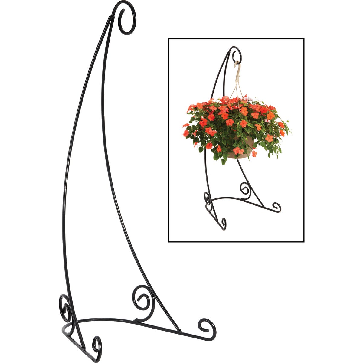 40"BL PLANT HANGER STAND - VSB1 by Plastec Products