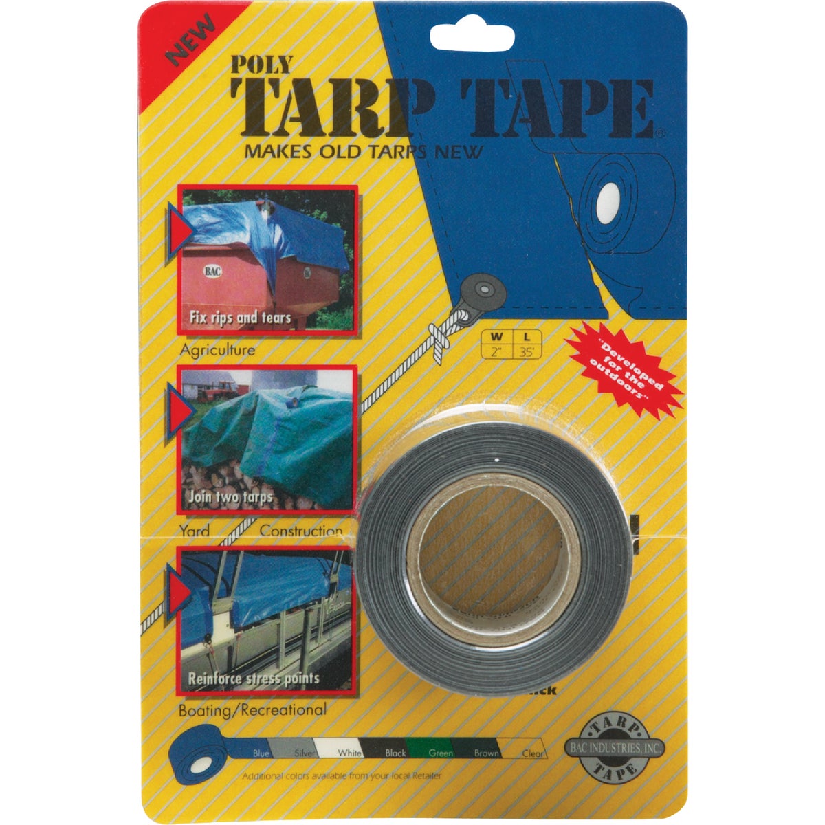 2"X35' SILVER TARP TAPE - TTSI by Gosport Mfg Co