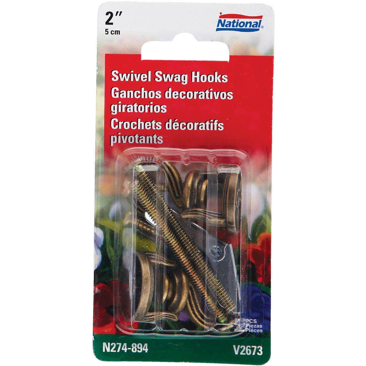 SWIVEL SWAG HOOK - 274-894 by National Mfg Co