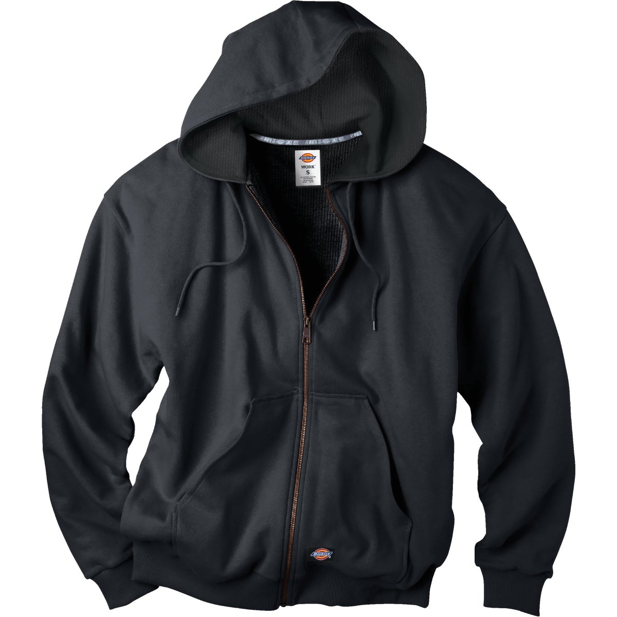 2X BLK HOOD FLC JACKET - TW382BK-2X by Dickies