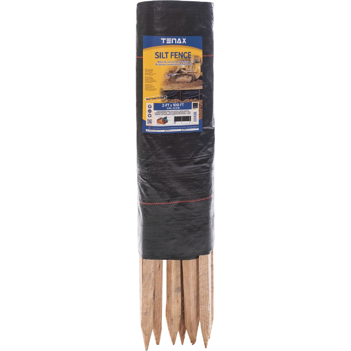 2X100 BLACK SILT FENCE - 060000 by Tenax Corporation