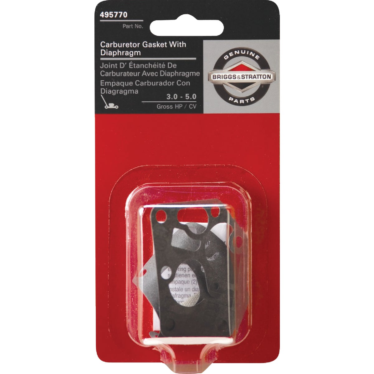 CARBURETOR GASKET - 5083K by Centrl Pwr Sys/brigg