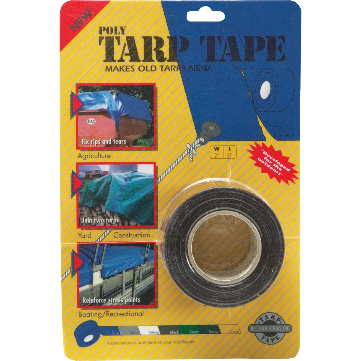 2"X35' BROWN TARP TAPE - TTBR by Gosport Mfg Co