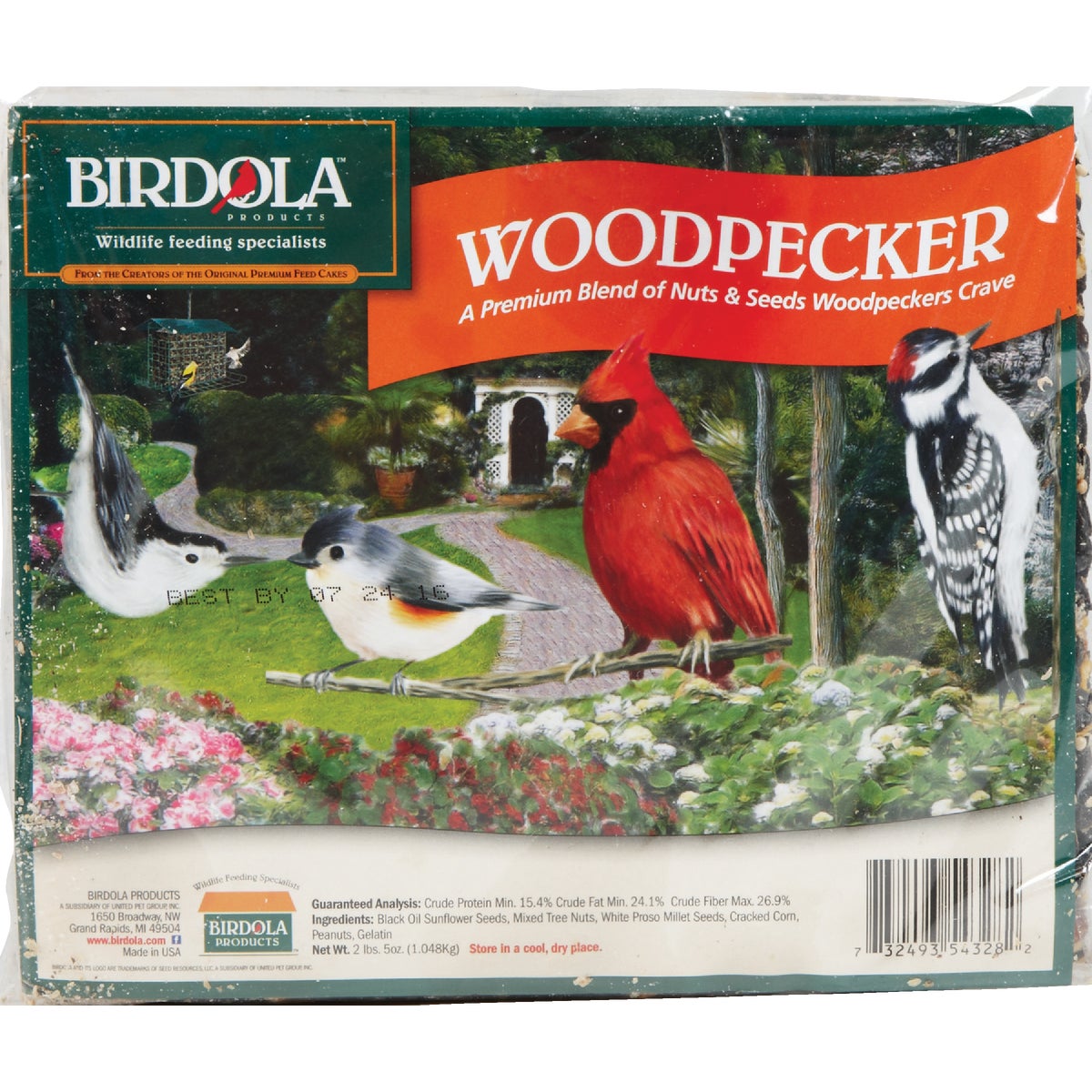 WOODPECKER SNACK CAKE - 54328 by United Pet Group
