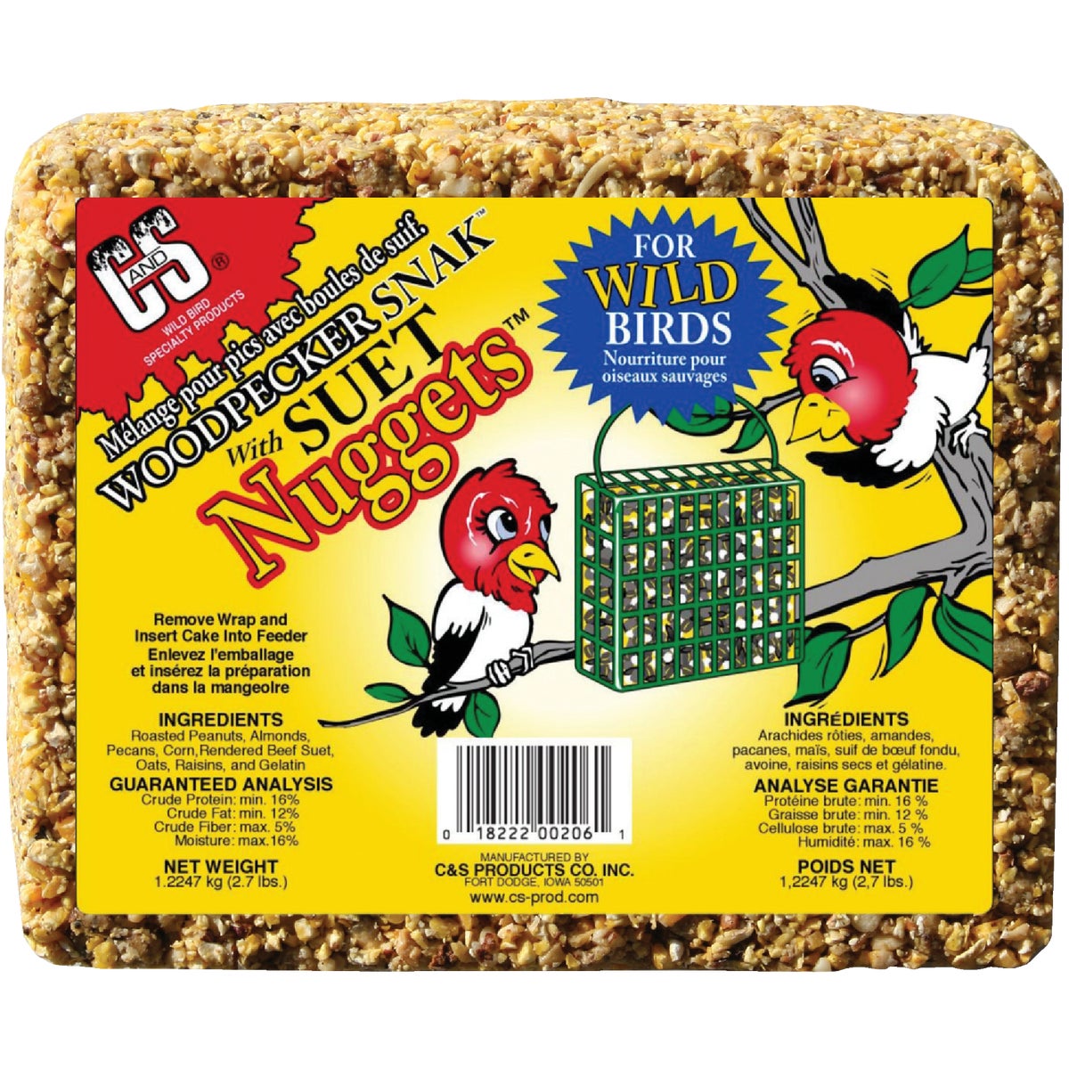 WOODPECKER SNAK CAKE - 06206 by C & S Products Inc