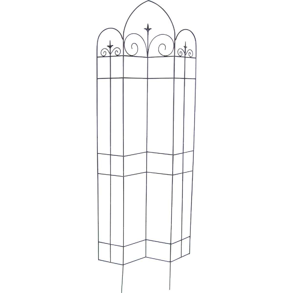 Panacea Products 72X24 BLK OFFSET TRELLIS 89675