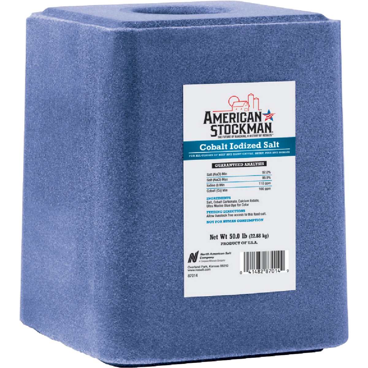 50LB COBALT BLOCK - 87014 by North American Salt