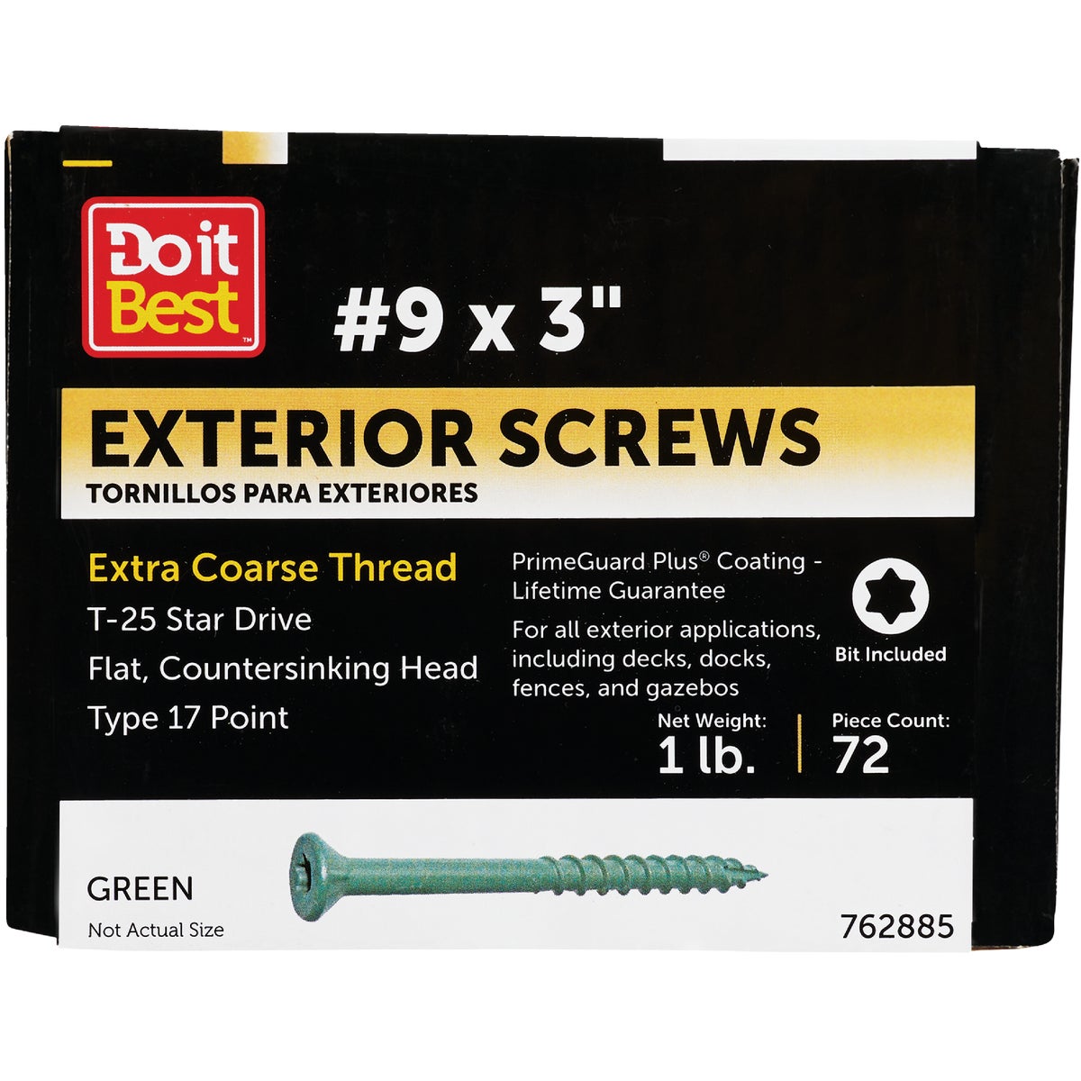1LB 3" STAR SCREW - 762885 by Primesource