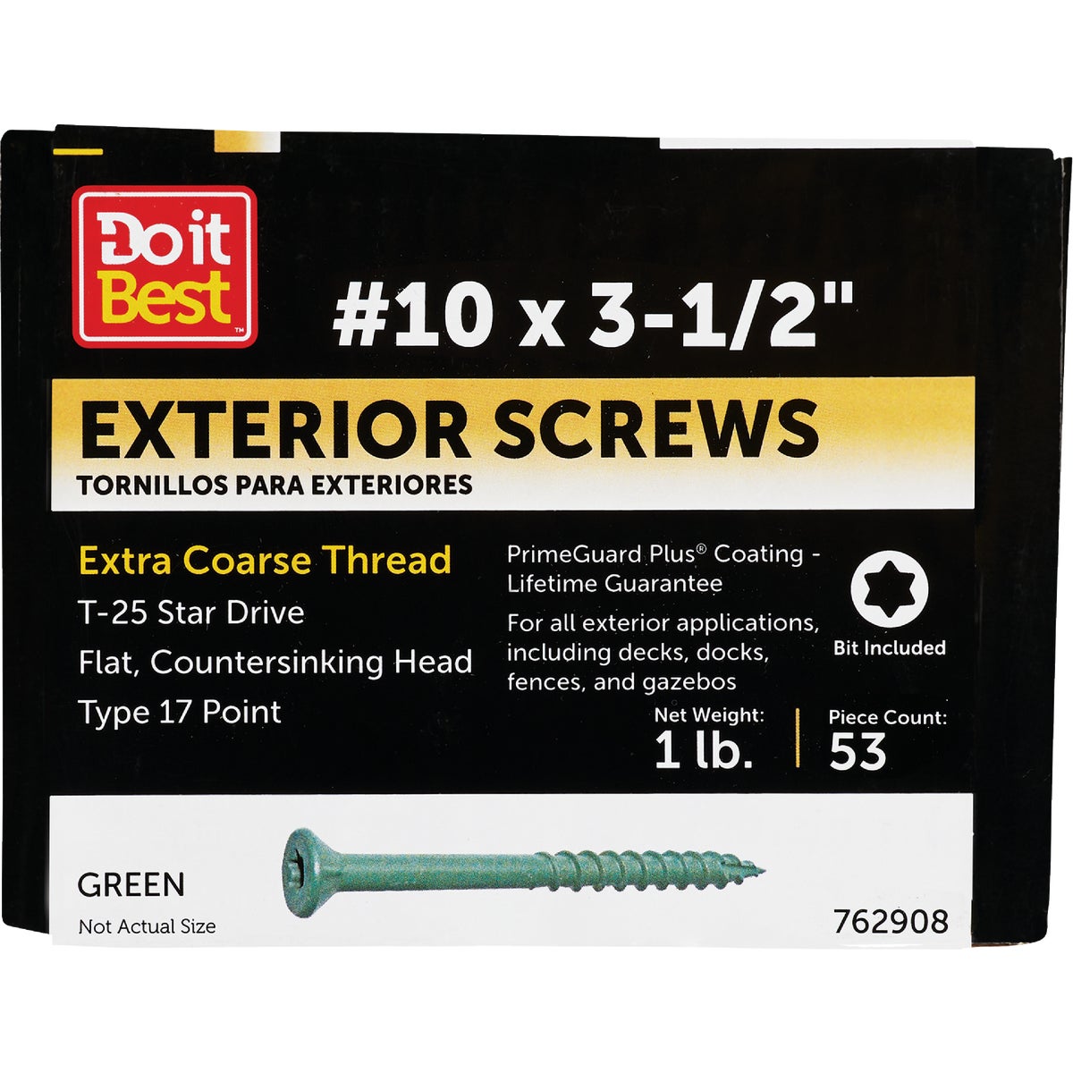 1LB 3-1/2" STAR SCREW - 762908 by Primesource