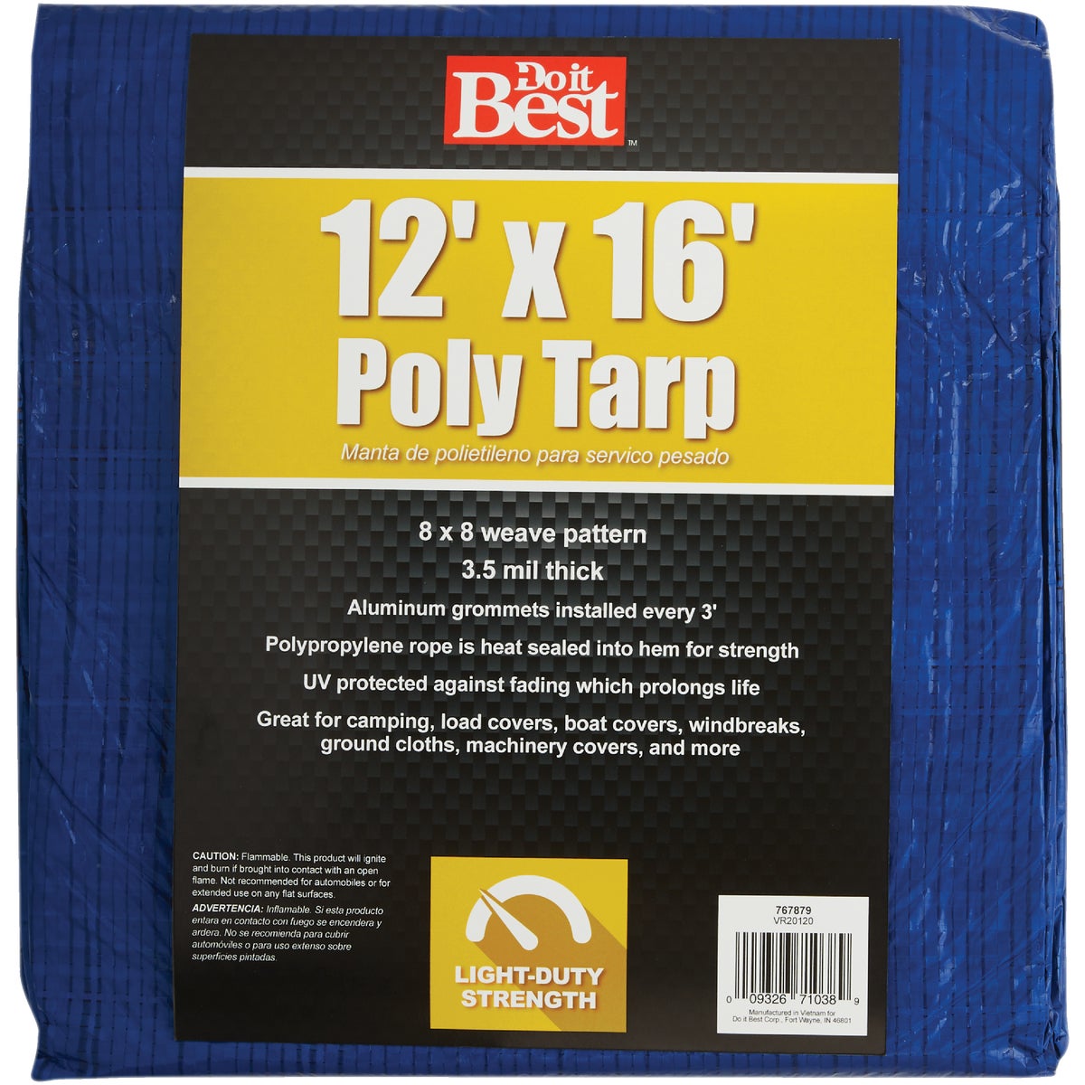 12X16 BLUE AP TARP - 767879 by Do it Best