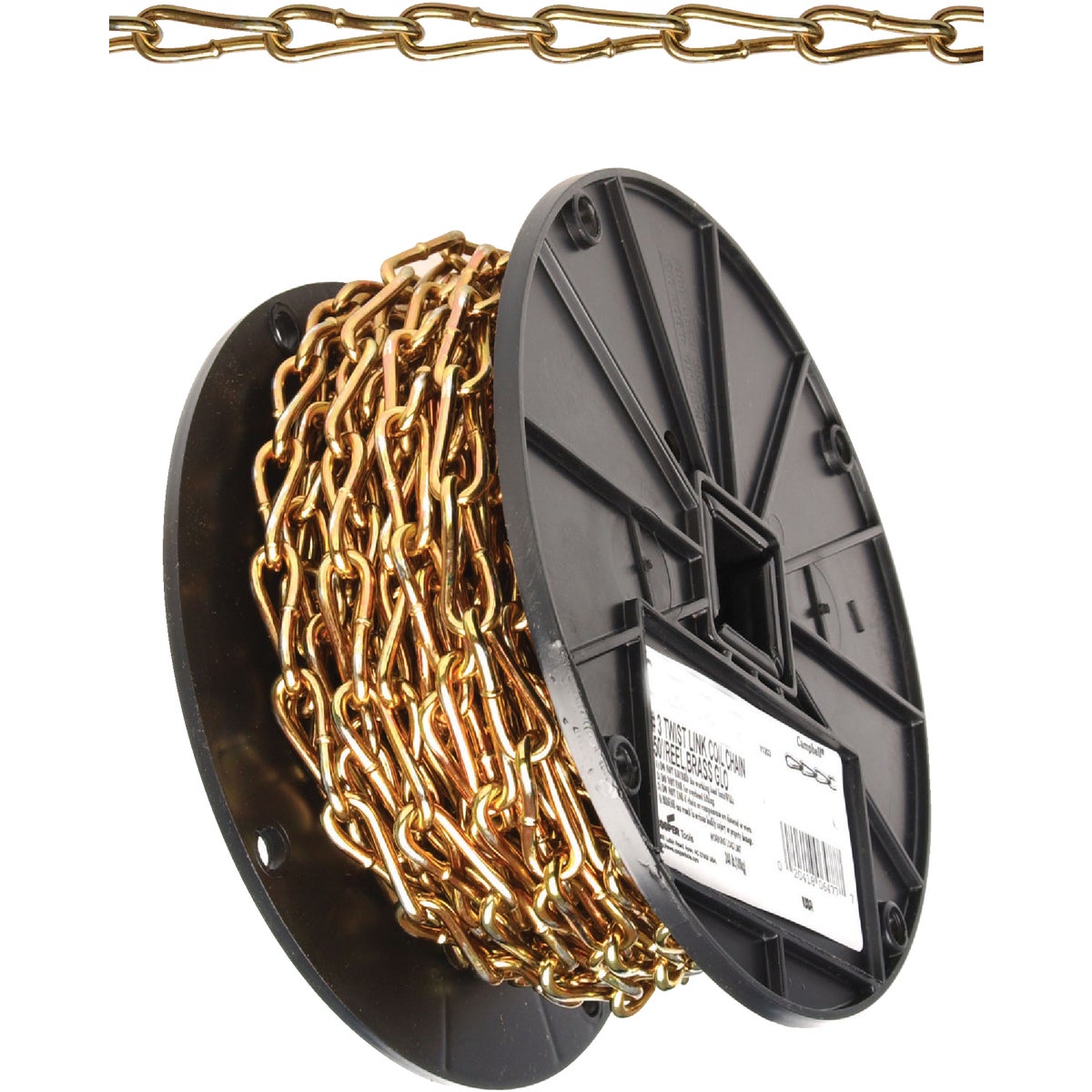 50'#3 BRS TWST LNK CHAIN - 0723167 by Cooper Campbell Apex