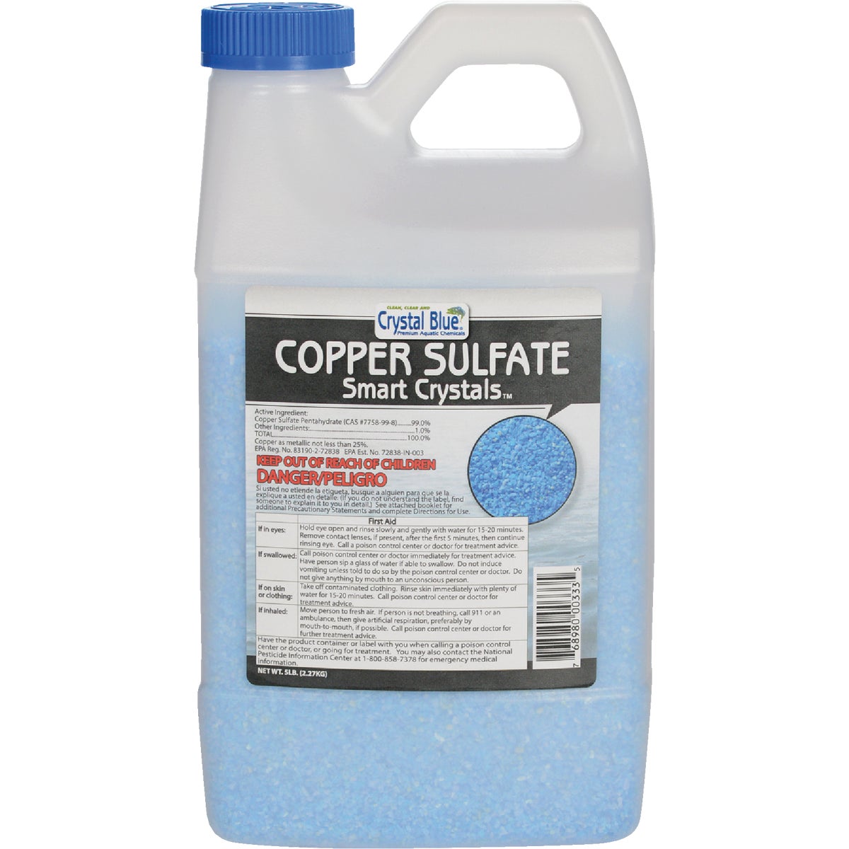 5LB COPPER SULFATE - 00333 by Sanco Industries Inc