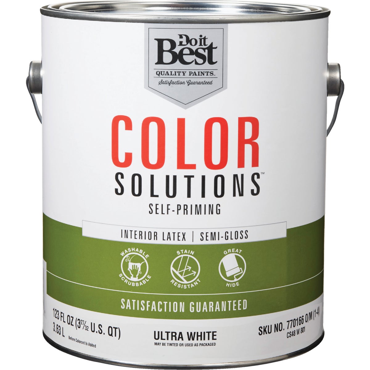 INT S/G ULTRA WHT PAINT - CS48W0801-16 by Do it Best