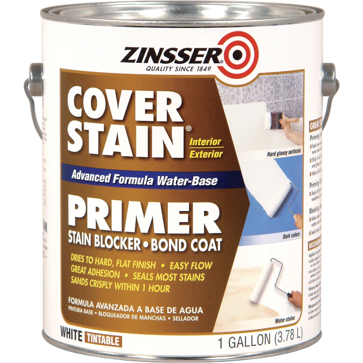 W/B COVER STAIN PRIMER - 257017 by Wm Zinsser Co