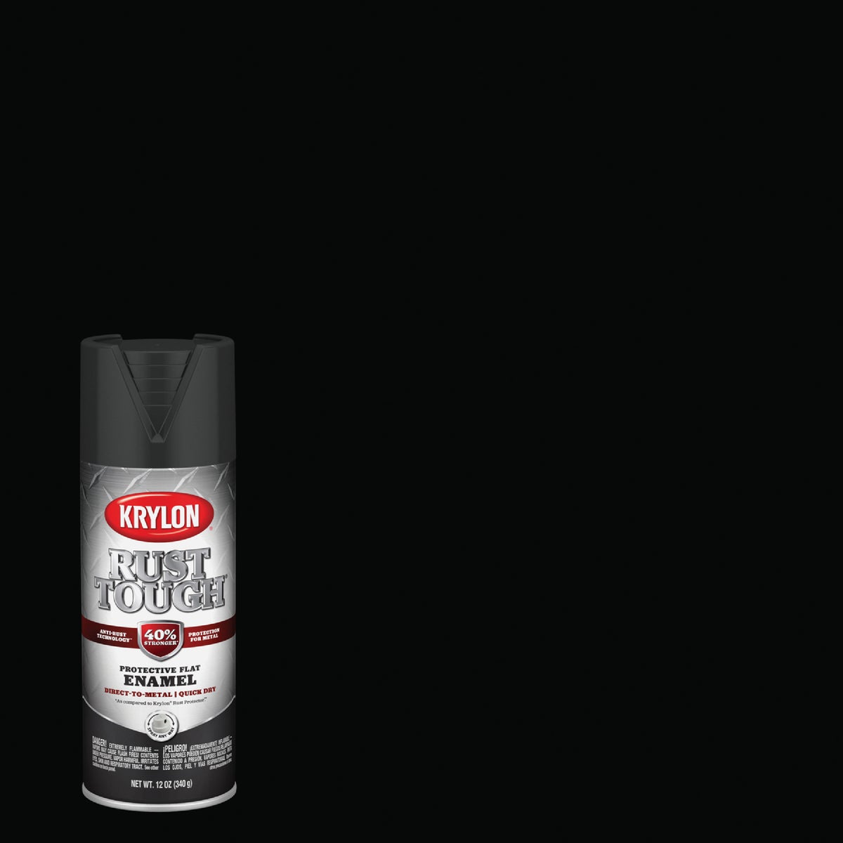 FLAT BLACK SPRAY PAINT - K06903500 by Krylon/consumer Div