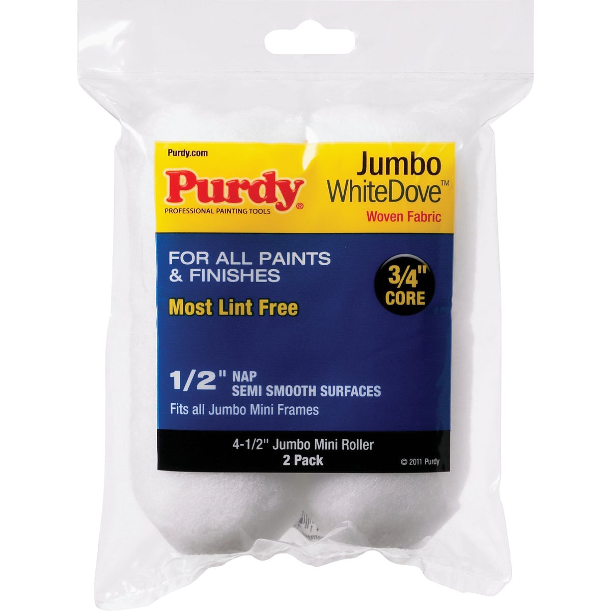 2PK 4.5X1/2" DOVE COVER - 140624013 by Purdy Bestt Liebco