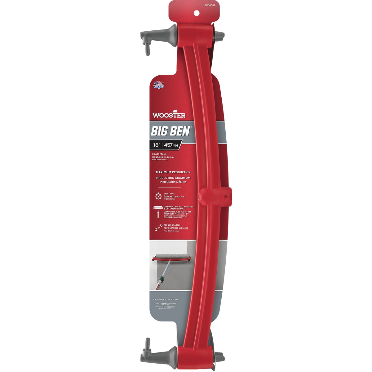 18" ROLLER FRAME - BR045-18 by Wooster Brush Co