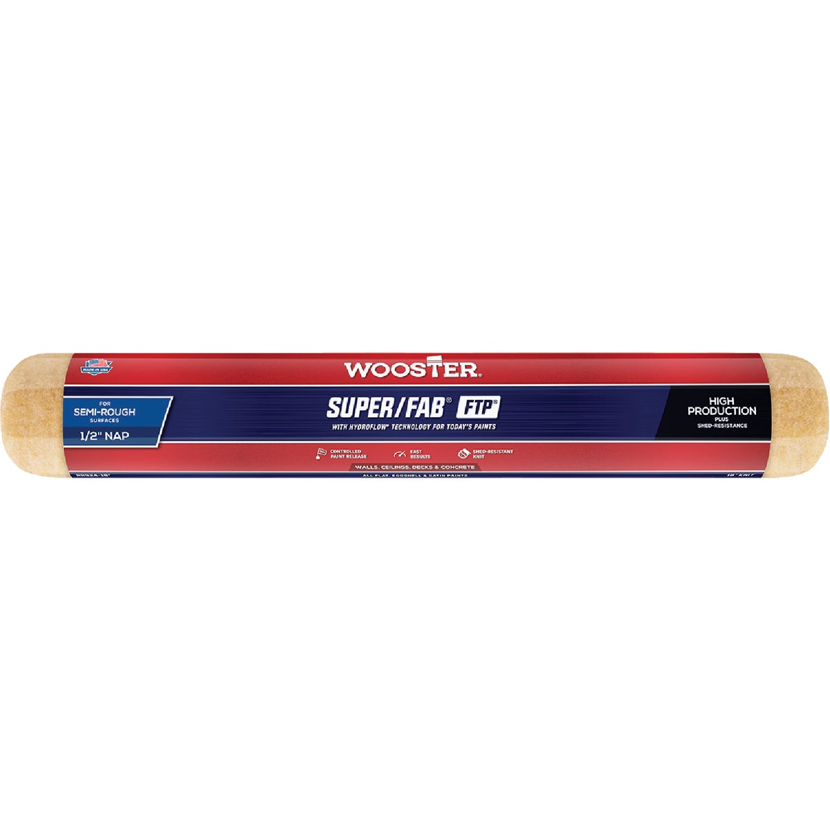 18X1/2 ROLLER COVER - R240-18 by Wooster Brush Co