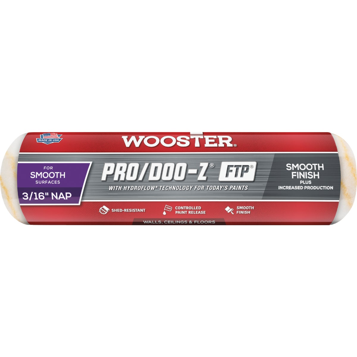 9X3/16 ROLLER COVER - RR641-9 by Wooster Brush Co